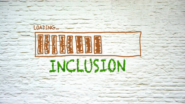 Street Sign the Direction Way to Inclusion