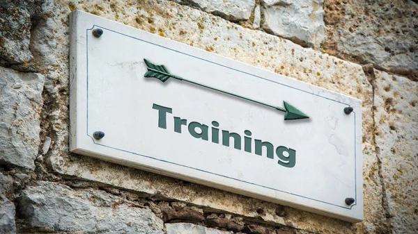 Street Sign Direzione Verso Formazione — Foto Stock