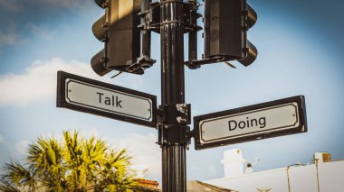 Sokak Imza yön yol yapmak VERSUS Talk