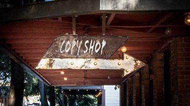 Sokak Sign yol yön Kopyala Shop