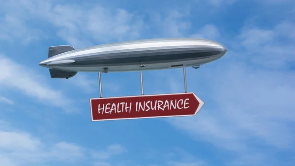 Street Sign Direction Way Health Insurance — Stock Photo, Image