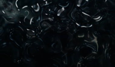 Siyah arkaplanda parlak yansıma sıvısı