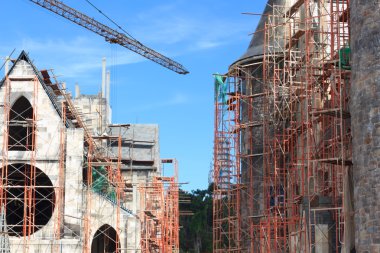 binaların yapım aşamasında