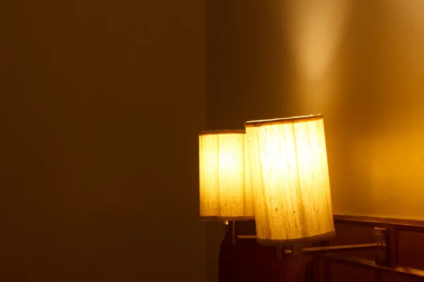 Lamps in the bedroom — Stock Photo, Image