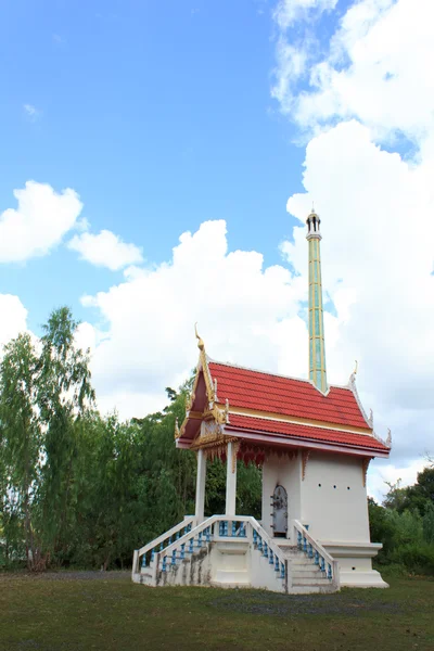 Pohřební hranici pro buddhisté. — Stock fotografie