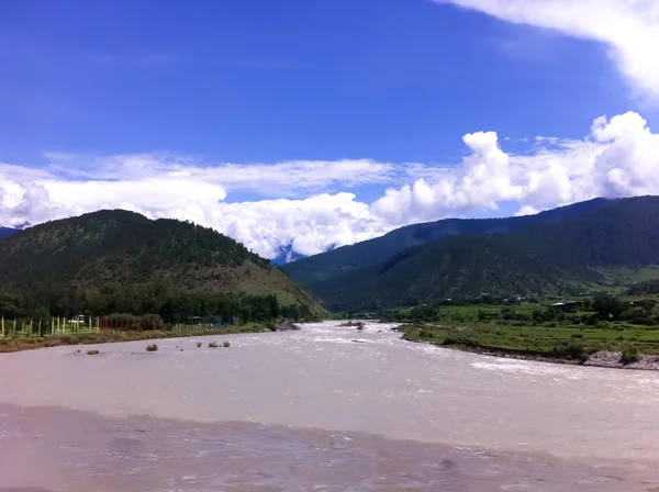 Paesaggi in Bhutan — Foto Stock