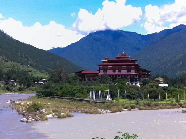 Templo no Butão — Fotografia de Stock