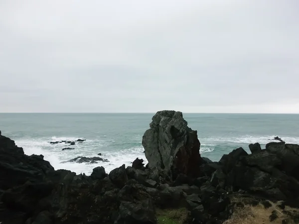 Onde sulla riva — Foto Stock