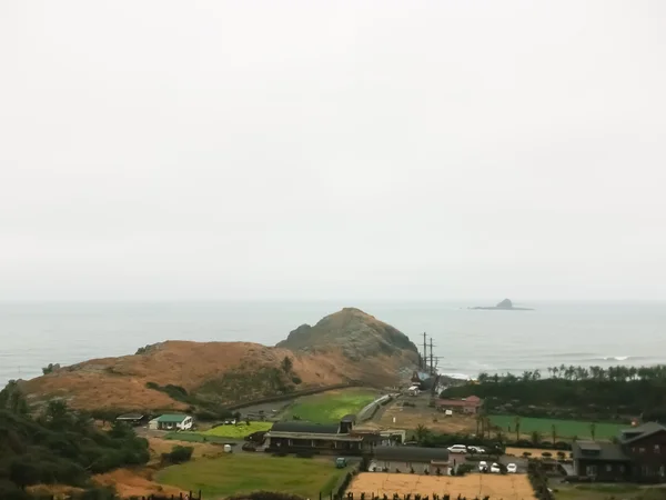 Zimní krajiny v Koreji Jeju Island — Stock fotografie