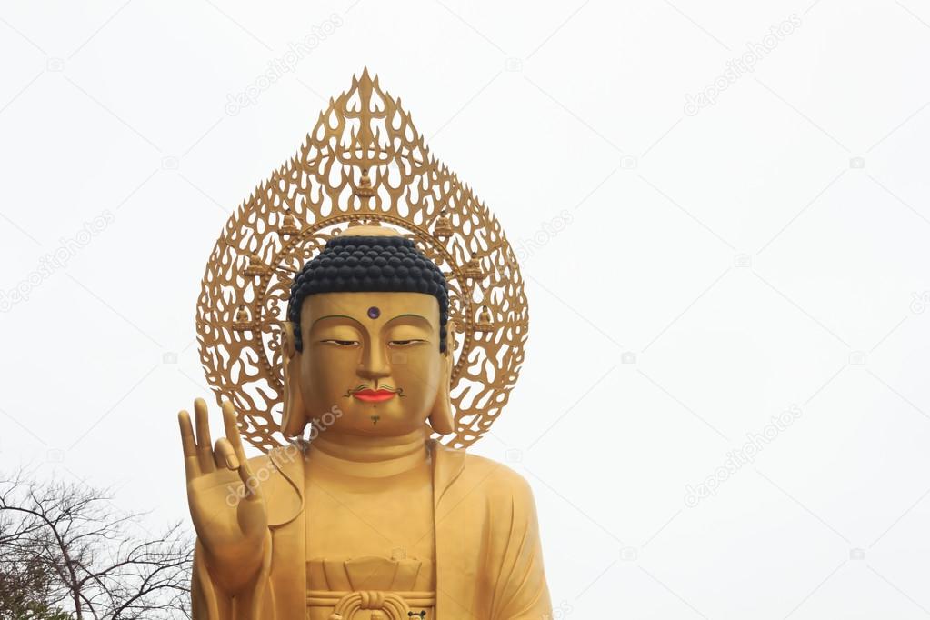 Buddha statue on the island of Jeju South Korea