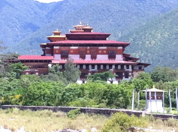 Tempel in Bhutan — Stockfoto