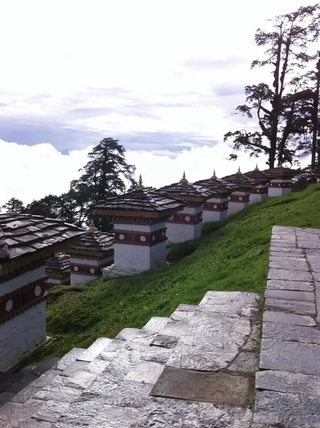 在不丹的风景 — 图库照片