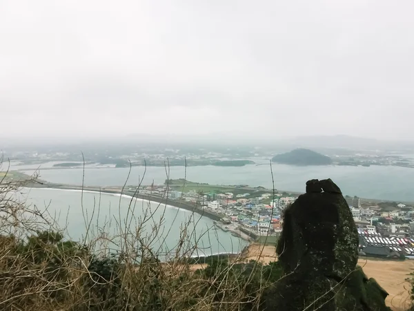 Paisagens de inverno em Jeju Island Korea — Fotografia de Stock