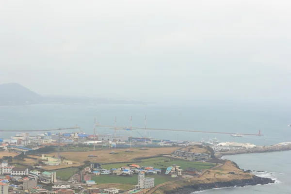 Téli táj Jeju-sziget Dél-Korea — Stock Fotó
