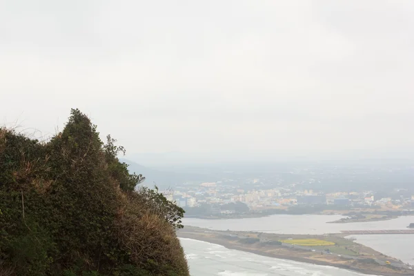 Zimowe pejzaże w Korea Południowa Wyspa Jeju — Zdjęcie stockowe