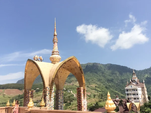 Templet med vacker utsikt i Thailand — Stockfoto