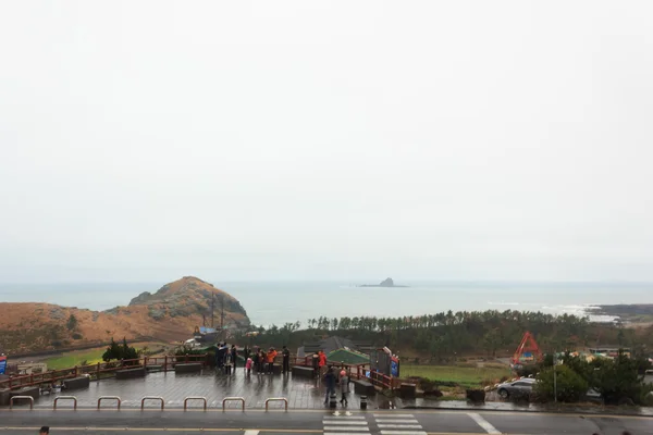 Peisaje de iarnă în Insula Jeju Coreea de Sud — Fotografie, imagine de stoc