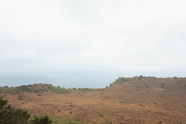 Cratera na Ilha Jeju Coreia do Sul — Fotografia de Stock