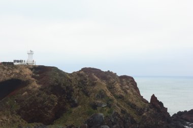 Güney Kore Jeju Adası Deniz feneri