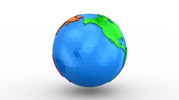 Rotación de la Tierra — Vídeo de stock