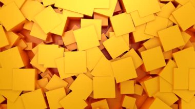 Kutuların geçmişi. Soyut hareket, döngü, 2 in 1, 3d görüntüleme, 4k çözünürlük