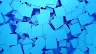 Kutuların geçmişi. Soyut hareket, döngü, 2 in 1, 3d görüntüleme, 4k çözünürlük