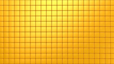 Kutular bir dalga oluşturur. Soyut hareket, 3D görüntüleme, 4k çözünürlük