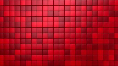 Kutular bir dalga oluşturur. Soyut hareket, 3D görüntüleme, 4k çözünürlük