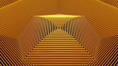 Kareler bir dalga oluşturur. Soyut arkaplan, döngü, 4 in 1, 3d görüntüleme, 4k çözünürlük