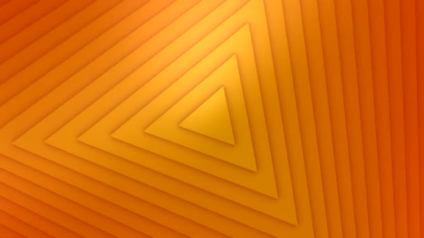 三角形の回転の背景 アブストラクト背景 ループ 3Dレンダリング 4K解像度 — ストック動画