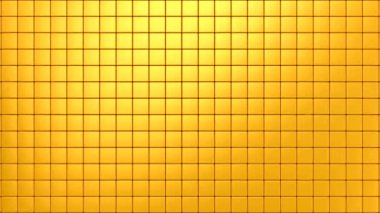 Kutular bir dalga oluşturur. Soyut hareket, iki renk, 3D görüntüleme, 4k çözünürlük