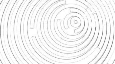 Animasyon Çemberi Arkaplanı. Soyut hareket, döngü, 3D görüntüleme, 4k çözünürlük