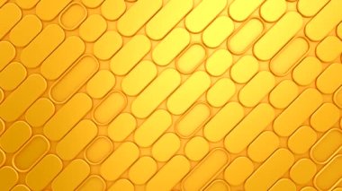 Yuvarlak Dikdörtgenler hareket ediyor. Soyut hareket, döngü, 2 in 1, 3d görüntüleme, 4k çözünürlük