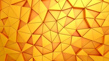 Geometrik Şekillerin Arkaplanı. Soyut hareket, döngü, iki renk, 3D görüntüleme, 4k çözünürlük