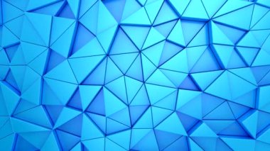 Geometrik Şekillerin Arkaplanı. Soyut hareket, döngü, iki renk, 3D görüntüleme, 4k çözünürlük