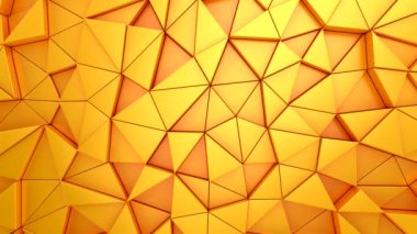 Geometrik Şekillerin Arkaplanı. Soyut hareket, döngü, iki renk, 3D görüntüleme, 4k çözünürlük