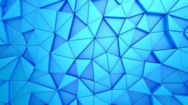 Geometrik Şekillerin Arkaplanı. Soyut hareket, döngü, iki renk, 3D görüntüleme, 4k çözünürlük