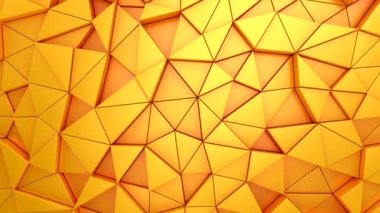 Geometrik Şekillerin Arkaplanı. Soyut hareket, döngü, iki renk, 3D görüntüleme, 4k çözünürlük