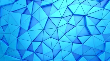 Geometrik Şekillerin Arkaplanı. Soyut hareket, döngü, iki renk, 3D görüntüleme, 4k çözünürlük