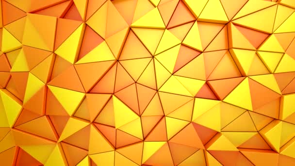 Background Geometric Shapes Abstract Motion Loop Two Color Rendering Resolution — Stock Video