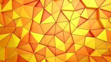 Geometrik Şekillerin Arkaplanı. Soyut hareket, döngü, iki renk, 3D görüntüleme, 4k çözünürlük