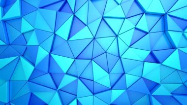 Geometrik Şekillerin Arkaplanı. Soyut hareket, döngü, iki renk, 3D görüntüleme, 4k çözünürlük