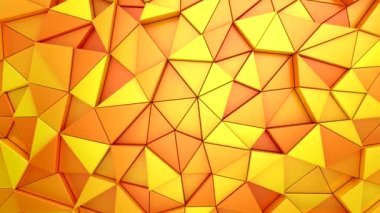 Geometrik Şekillerin Arkaplanı. Soyut hareket, döngü, iki renk, 3D görüntüleme, 4k çözünürlük