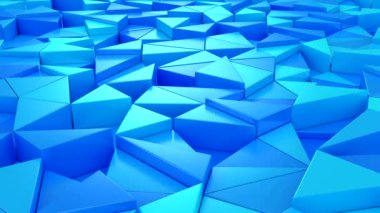 Geometrik Şekillerin Arkaplanı. Soyut hareket, döngü, iki renk, 3D görüntüleme, 4k çözünürlük