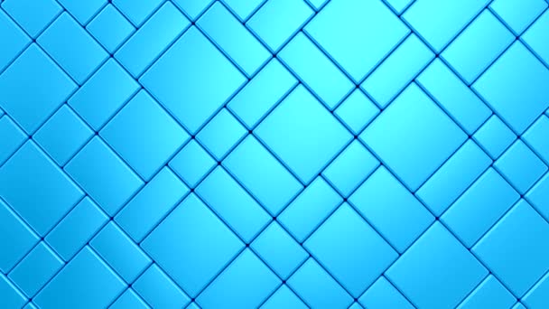 Rhombus Background Abstract Motion Loop Two Color Rendering Resolution — Stock Video