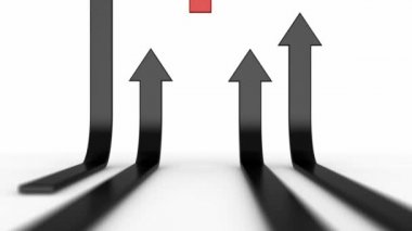 Beş okları yukarı hareket