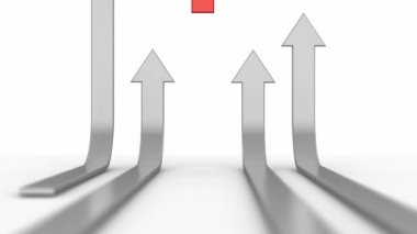 Beş okları yukarı hareket