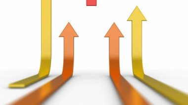 Beş okları yukarı hareket