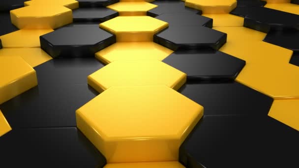 Blocs jaunes et noirs Animation 