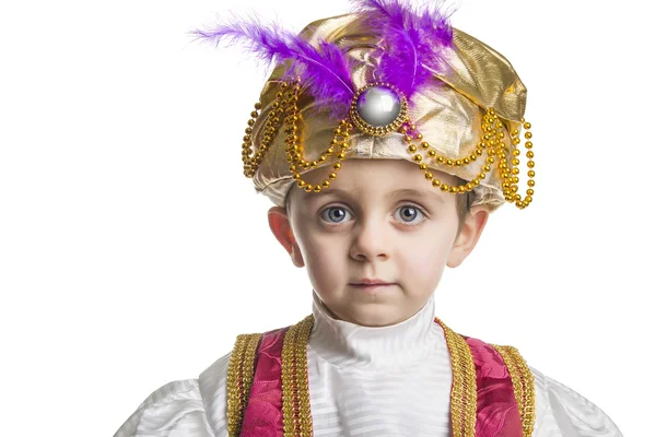 Sultan child on whit — Stock Photo, Image